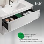 Тумба подвесная IDDIS Oxford Neo, 100 см, белый, OXN10W0i95