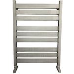 Полотенцесушитель Ника MODERN ЛМ-7 80/50 Matt Antique Silver с вентилями (комплект люкс)(-), шт