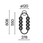 Настенный светильник (бра) Maytoni MOD555WL-L11G3K