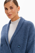 1948 Кардиган женский (дымчато-голубой)