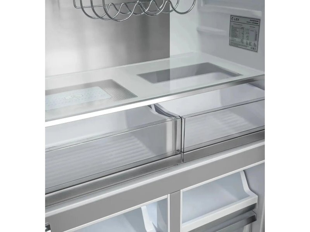 Холодильник Lex LCD505MgID серый