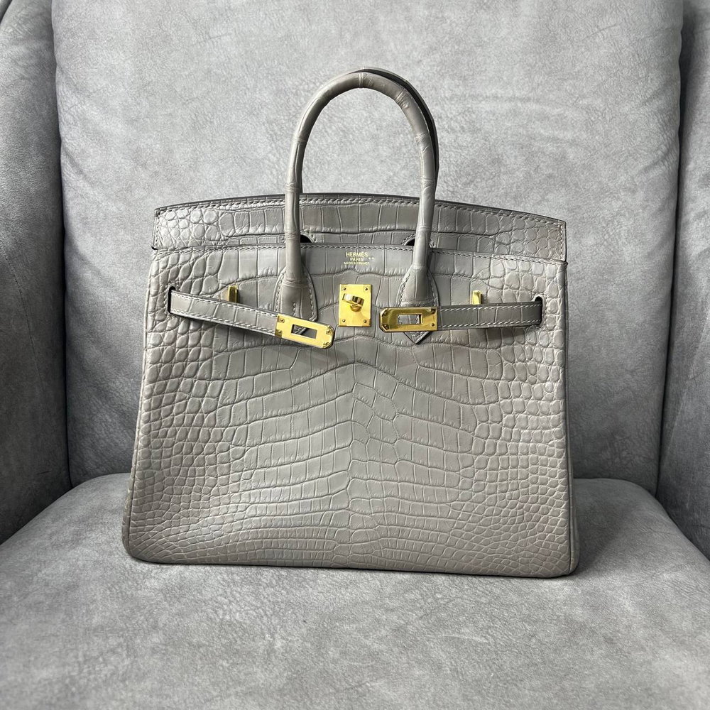 Сумка Hermes из кожи крокодила 30 см, арт. 478768235