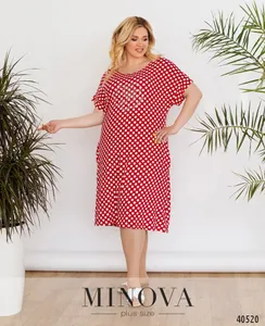 Платье 176Б-красный Minova