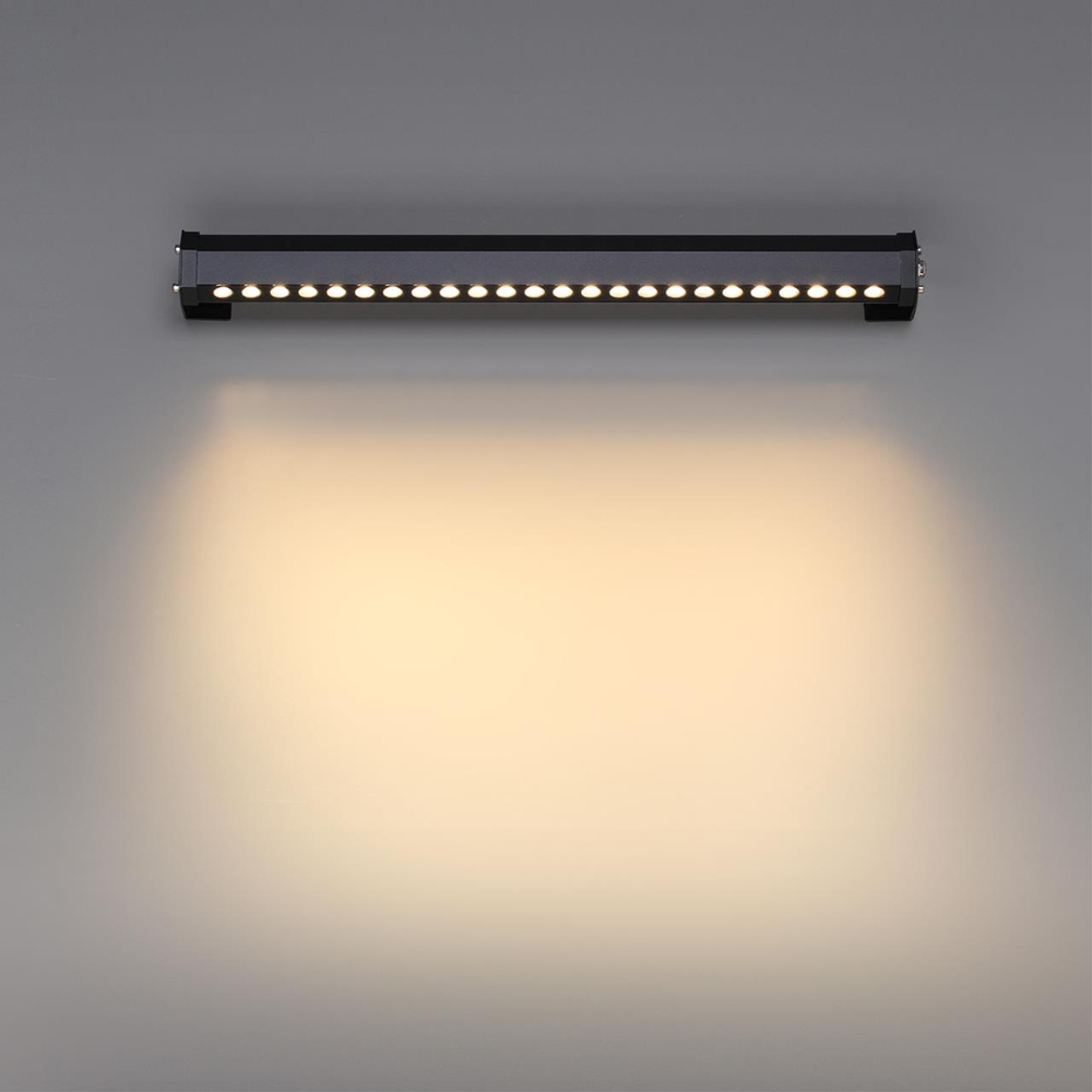 7040/14WL NATURE ODL25 679 черный/металл Фасадный поворотный на 180° светильник IP65 LED 14W 3000K 24° 759Лм AC220-240V GRAZE