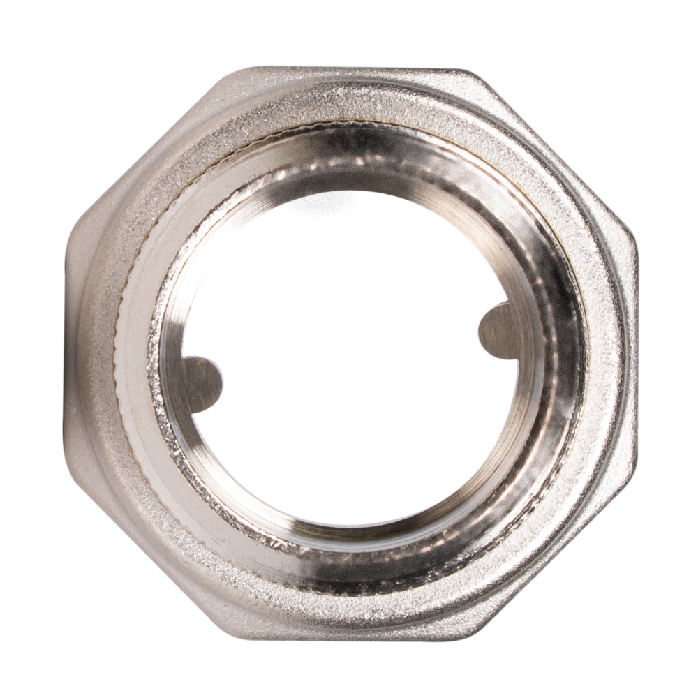 Соединение разъемное прямое (американка) LD DN32 вн-нр, латунь никелированная