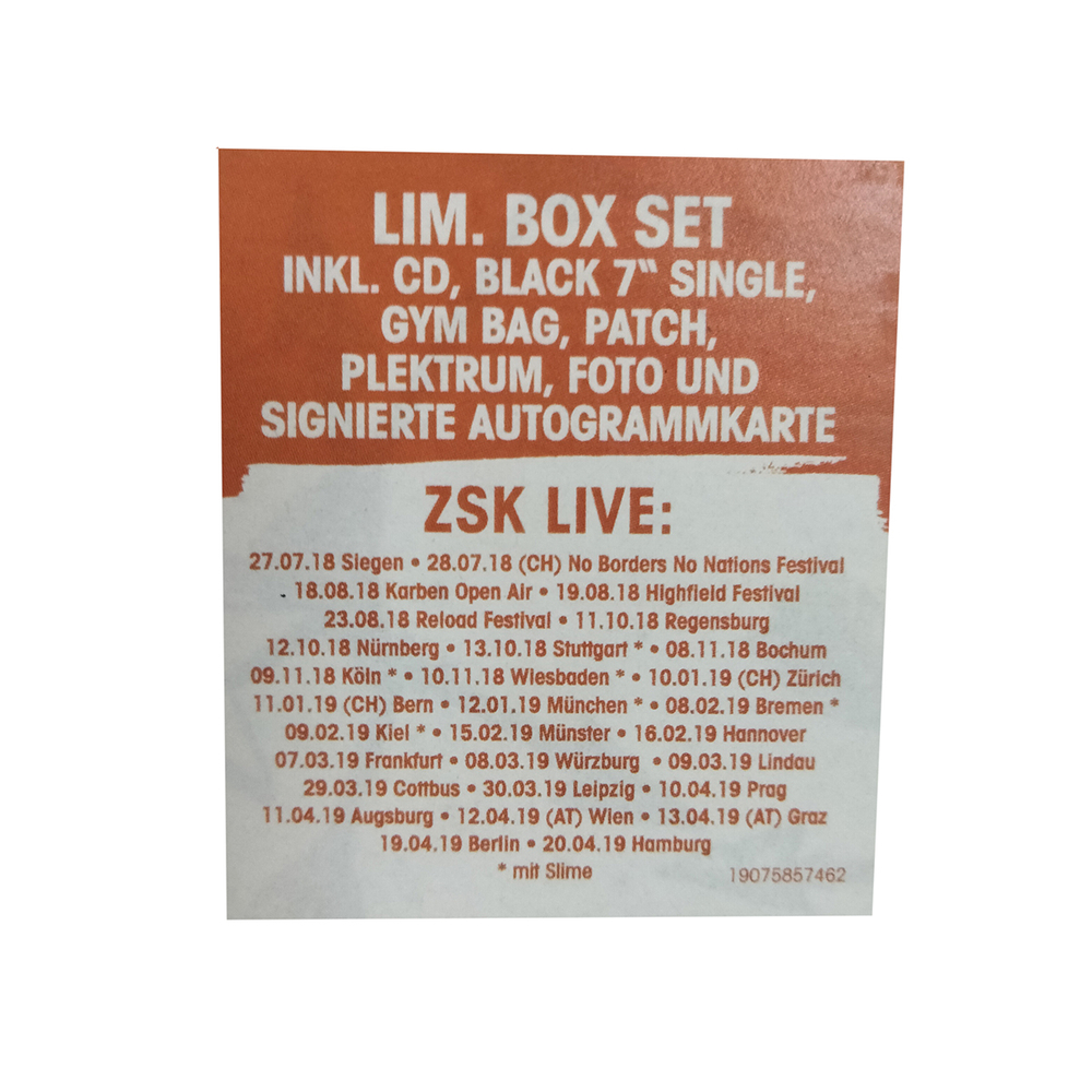 ZSK / Hallo Hoffnung (Limited Edition)(CD+7" Vinyl)