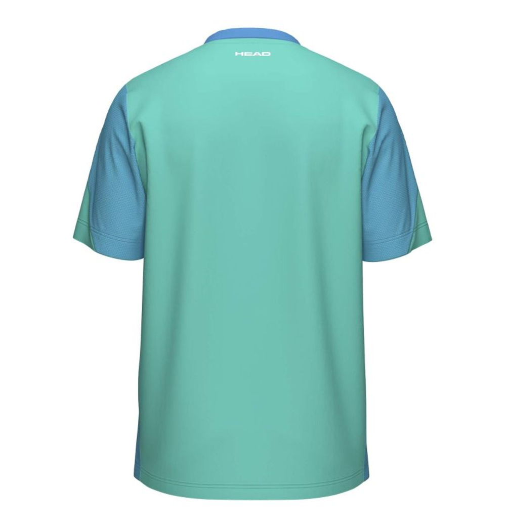 Теннисная футболка Head Slice - tourquoise/blue