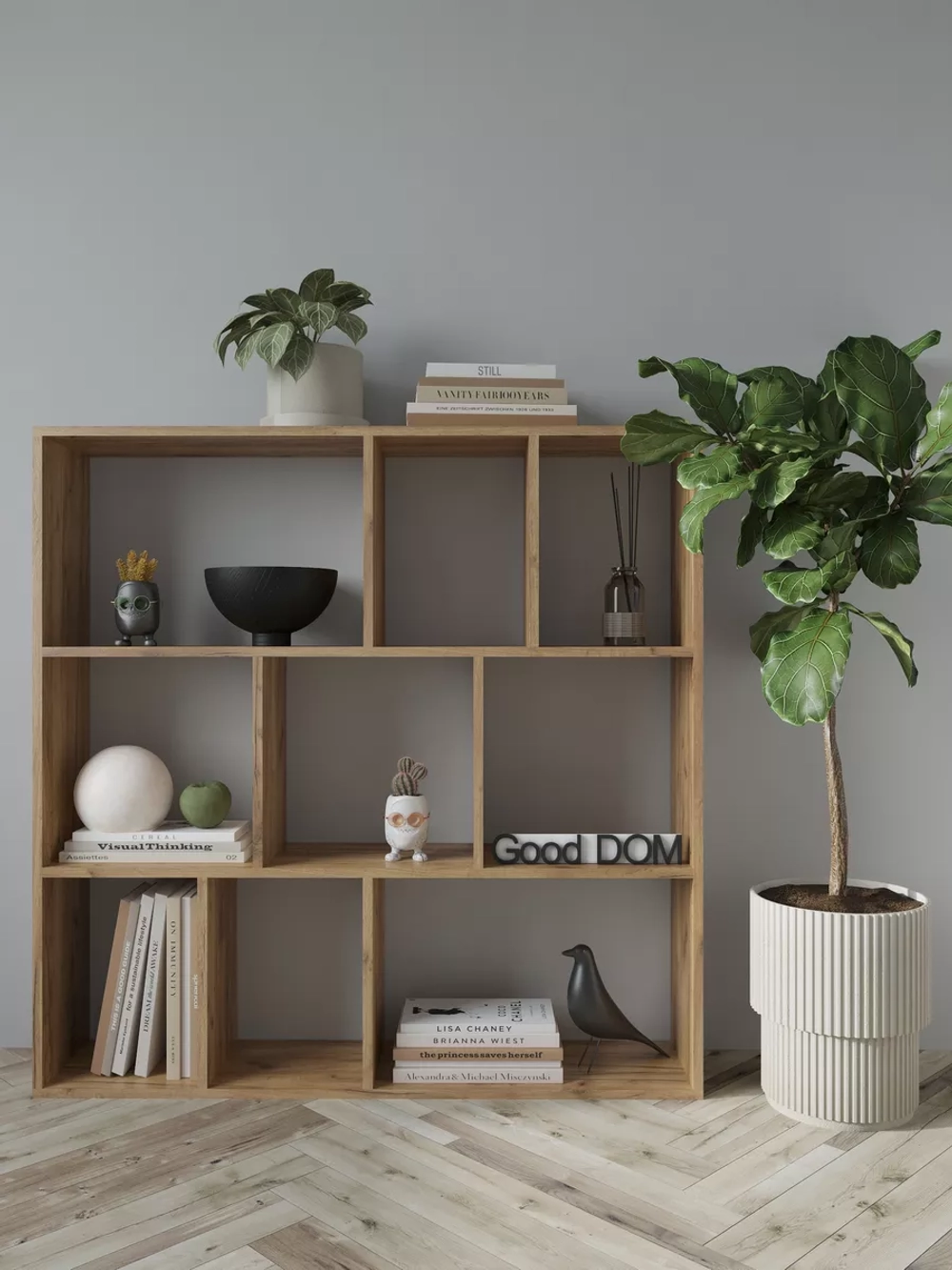 Стеллаж напольный с полками