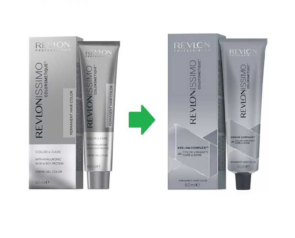 Крем-краска для перманентного окрашивания волос Revlonissimo Colorsmetique Color&Care 60мл