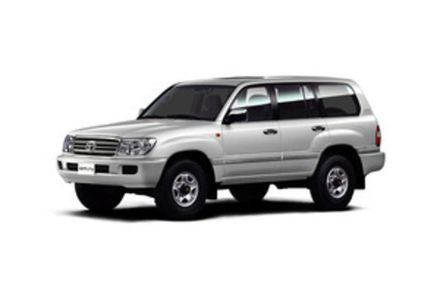 Toyota Land Cruiser  100 на рейлинги