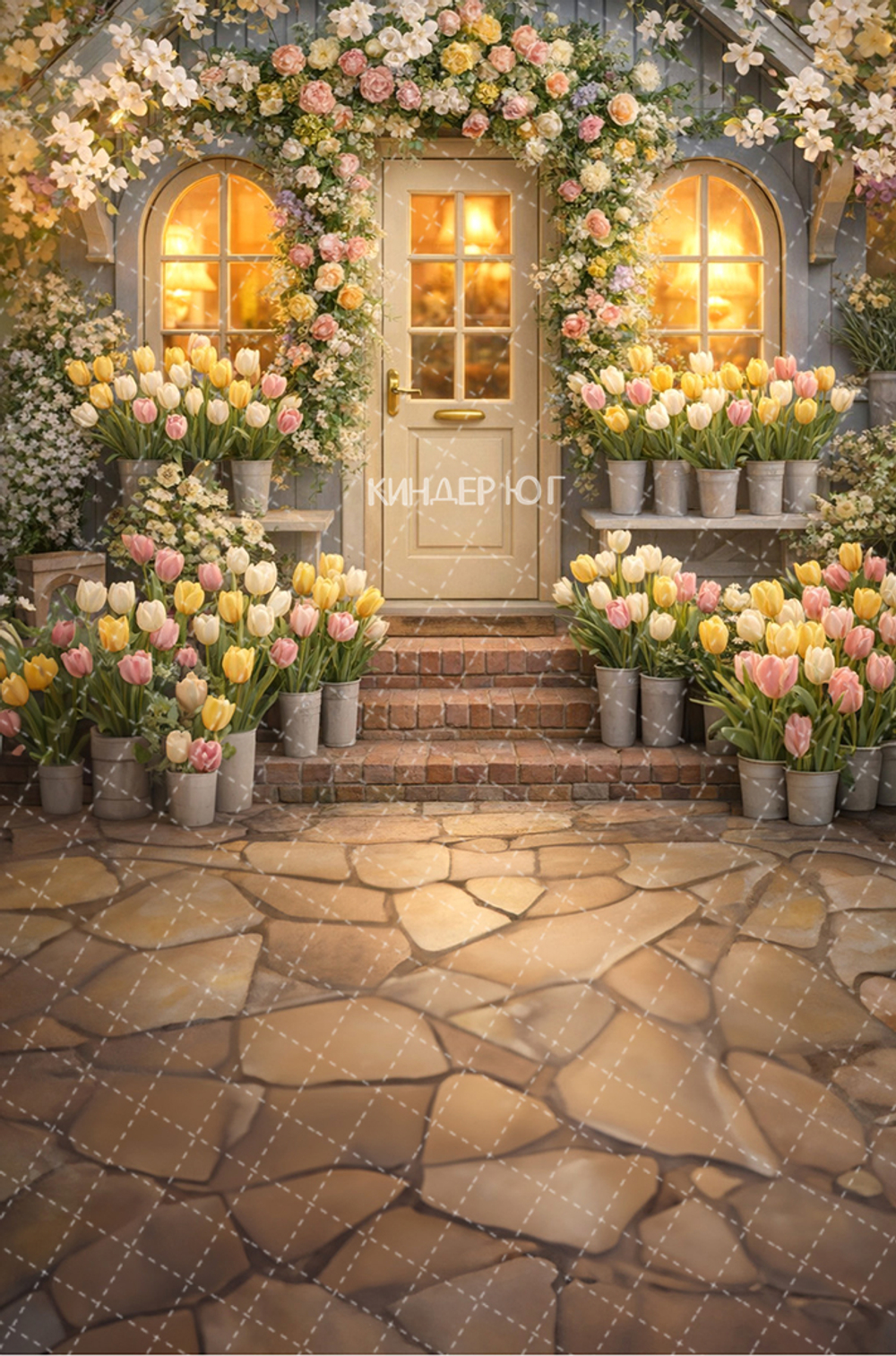 Фотофон "Магазин цветов" арт. ФФ903-84