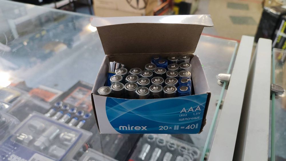 Батарейка (ААА) Mirex, щелочная LR03 / AAA 1,5V 23702-LR03-S2 (за 1 шт.)