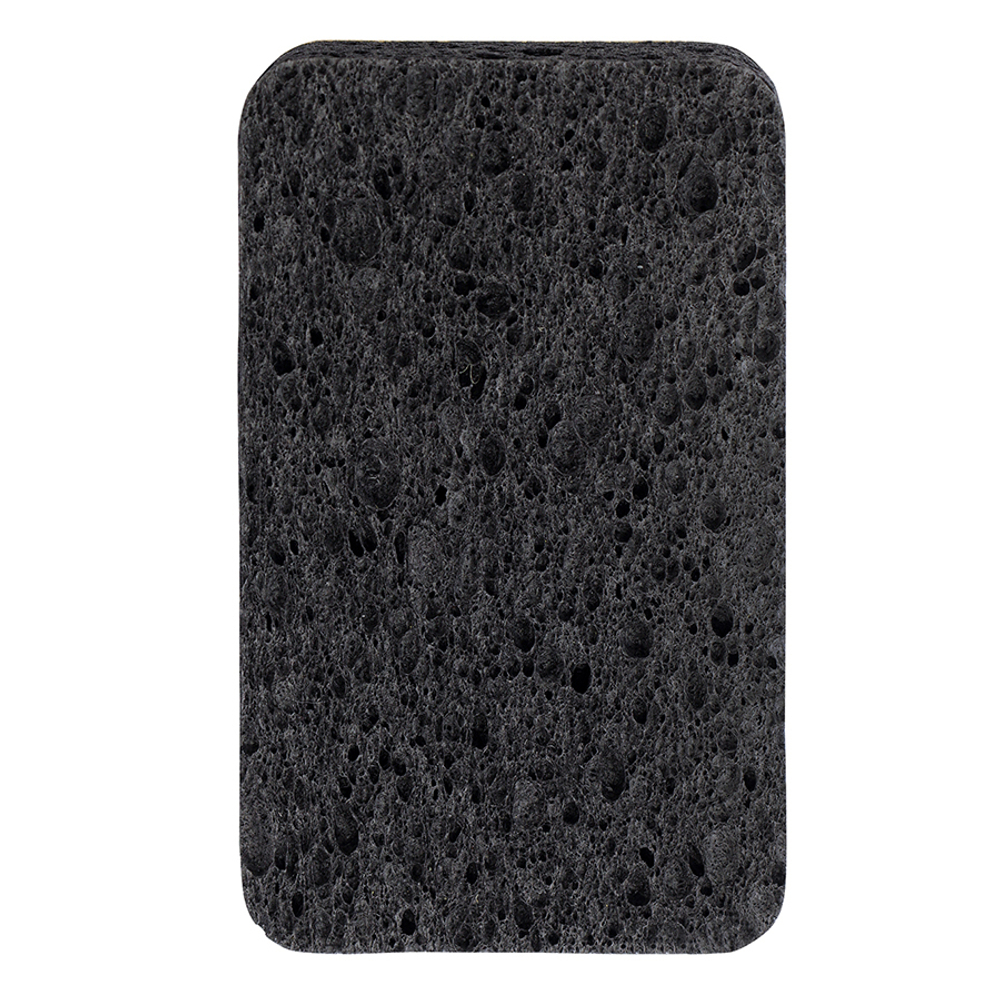 Набор губок для посуды из целлюлозы и кокосового волокна Eco Sponge черные | 6шт