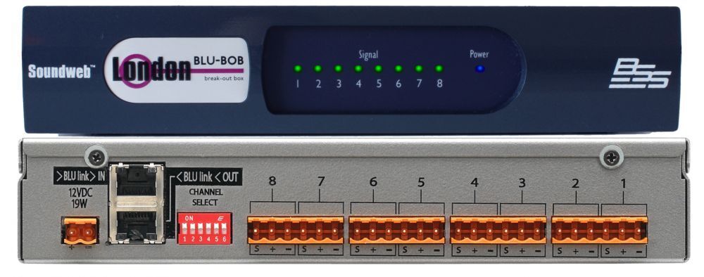 интерфейс Dante audio - BLU link