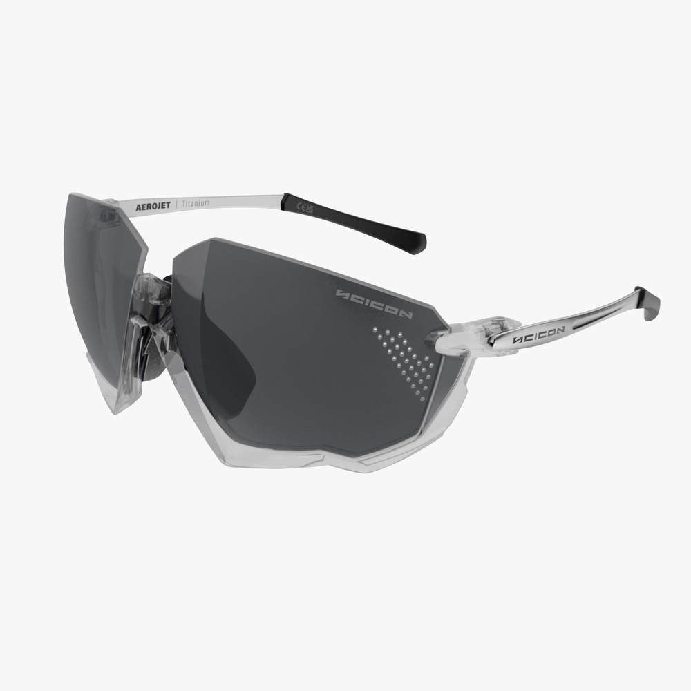 Спортивные очки c диоптриями Scicon Aerojet Titanium Sunglasses Crystal Gloss Multi Mirror Silver + Rain Clear Lenses