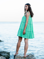 Сарафан на завязках короткий (мята)