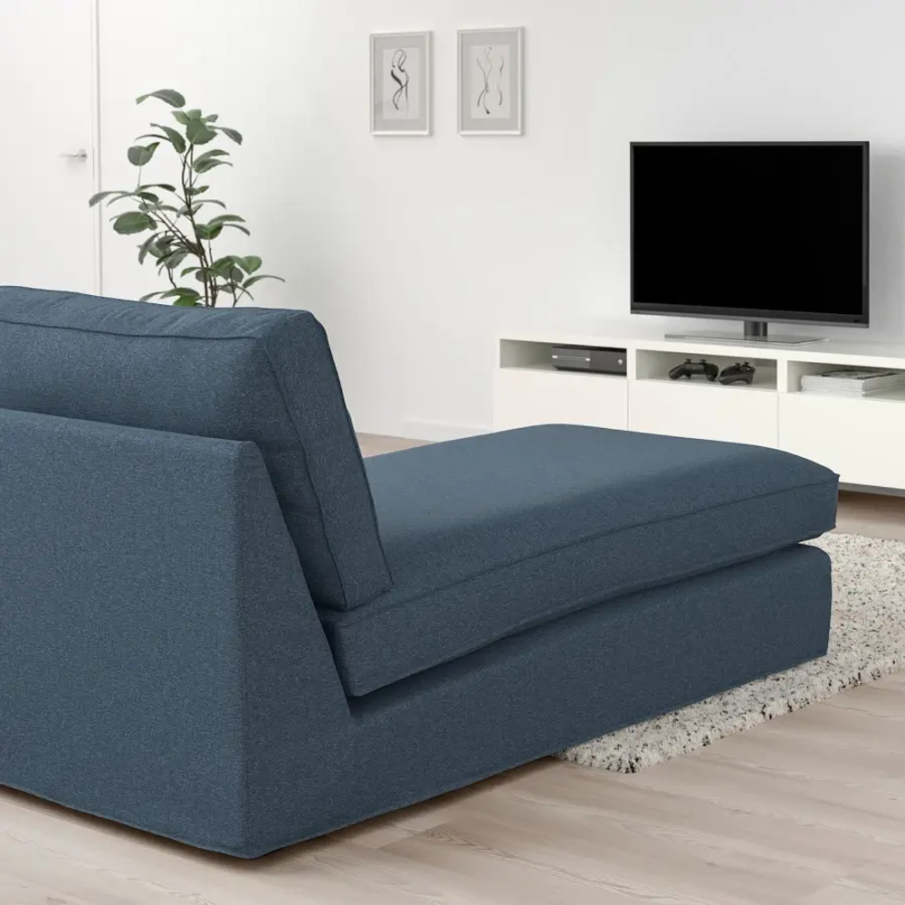 Кушетка - IKEA KIVIK/КИВИК ИКЕА, темно-синий