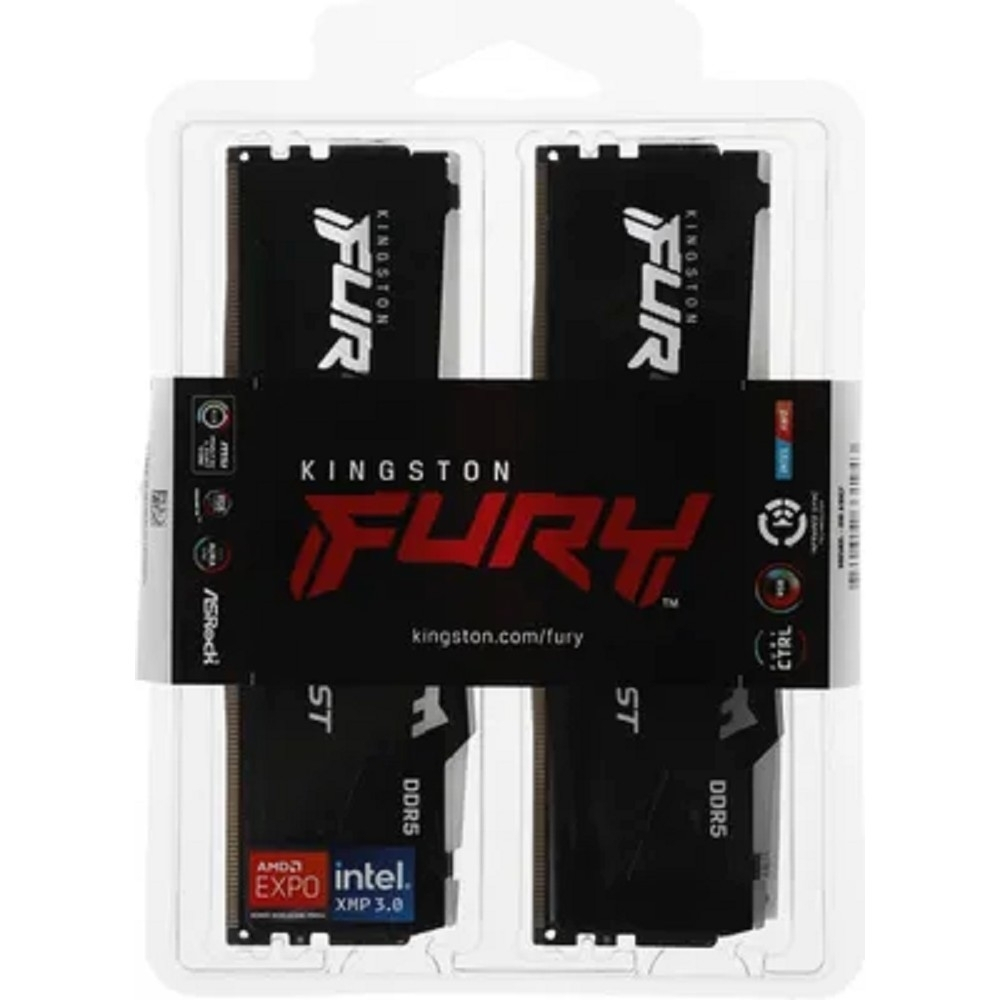Оперативная память Kingston DDR5 16GB Kit (2x8Gb) 5600 MT / s CL36 KF556C36BBEAK2-16