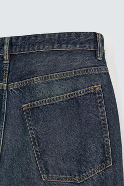 ZARA ДЖИНСЫ BAGGY FIT, СИНИЙ