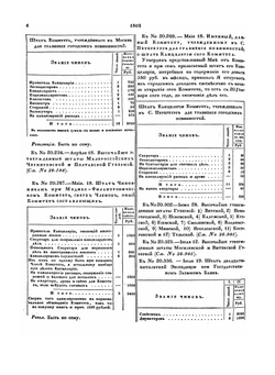 Полное собрание законов Российской Империи. Собрание Первое. 1649-1825 гг. Том XLIV. Часть 2. Книга штатов. Отделение III и IV. Часть 2 | Нет автора