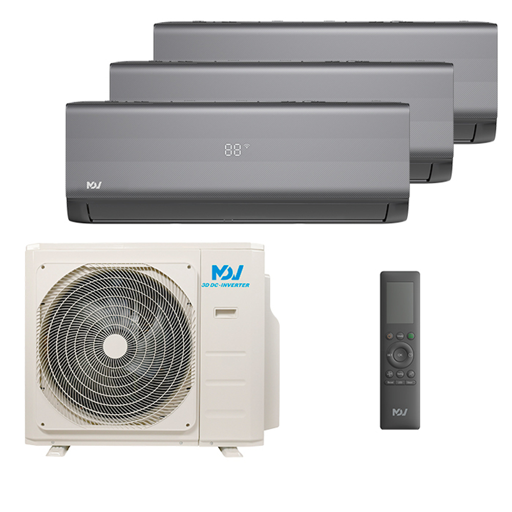 Мультисплит система на 3 комнаты MDV MDSALF-09HRFN8 x 3 / MD3O-27HFN8