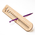 Линейки для измерения размеров спиц и крючков Addi Calibro