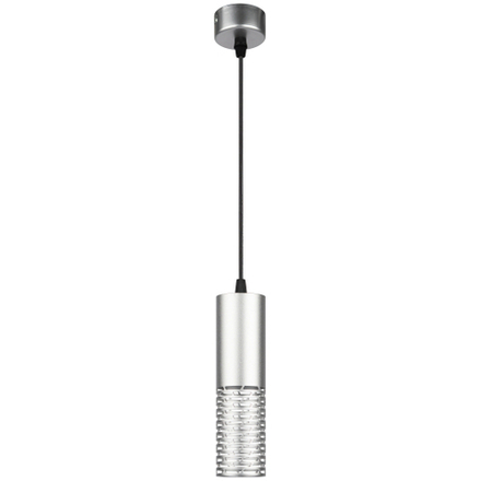 Светильник подвесной (подвес) ЭРА PL34 SL MR16 GU10 потолочный цилиндр серебро