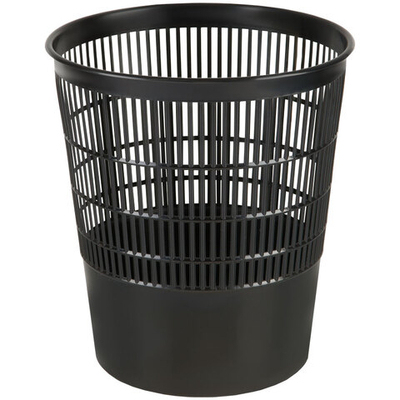 Корзина для мусора СТАММ 18 литров, сетчатая, черная
