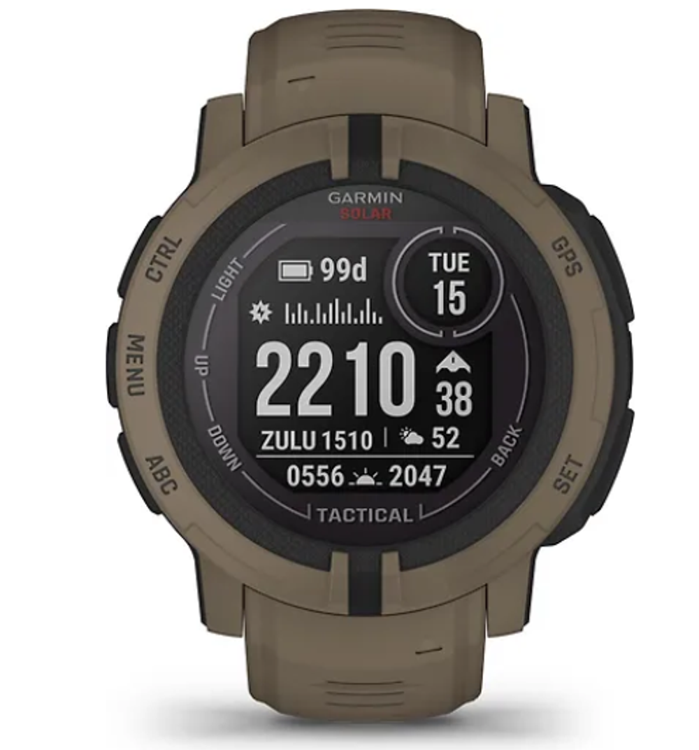 Умные часы Garmin Instinct 2 Solar Tactical Edition, Coyote Tan