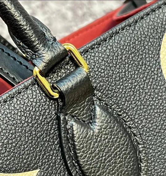 Сумка Louis Vuitton Onthego черный/бежевый