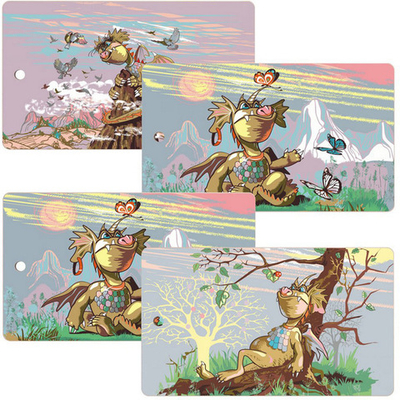 Доска разделочная 29*17см «Дракон-весельчак»