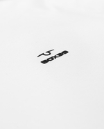 Футболка белая с лого на груди XXL