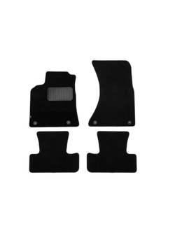 Коврики в салон для AUDI Q5 АКПП 2008-2012, 2012-2017, внедорожник , 4 шт. (текстиль) KLEVER03041522110KH