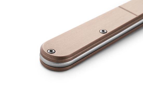 Складной нож Lion Steel "Barlow Slim" L/CKS0112 CP-P c клинком из стали Böhler M390 Microclean®, рукоять медь