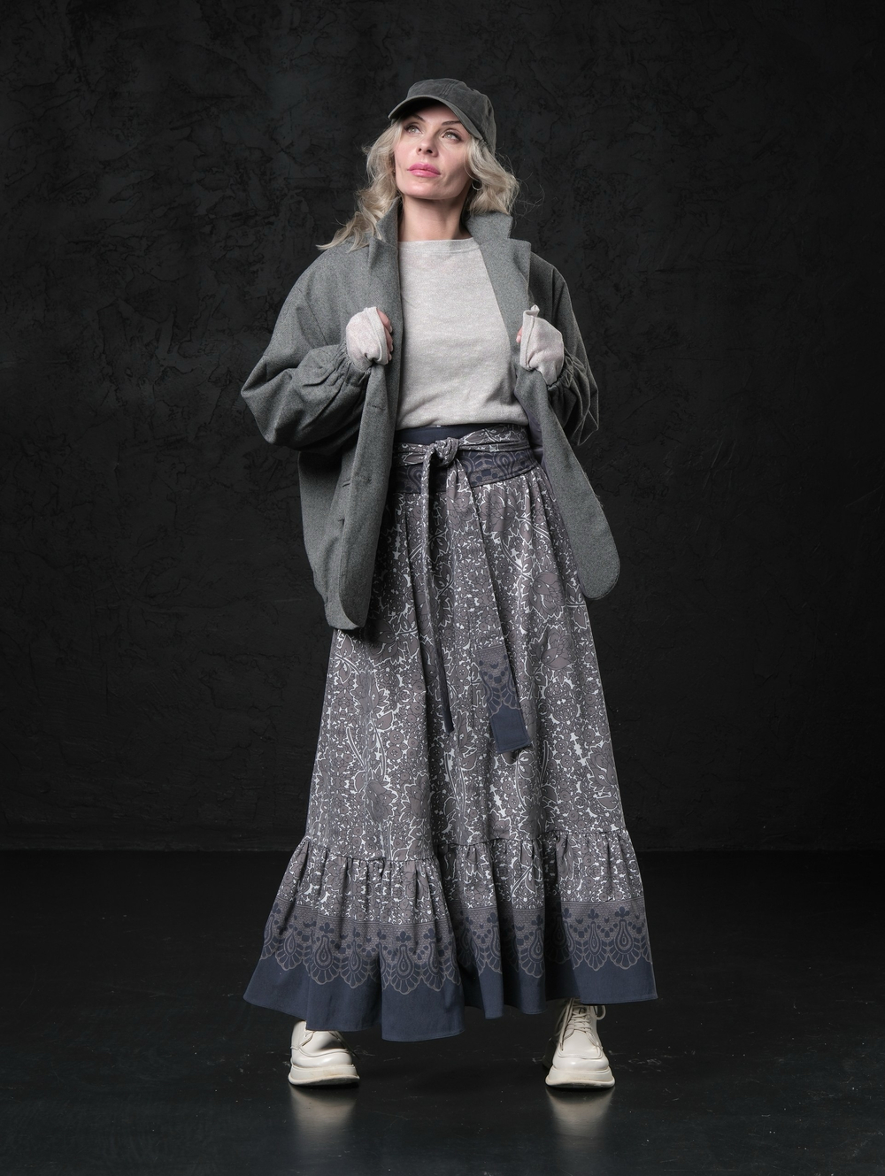 Юбка с орнаментом+ кушак