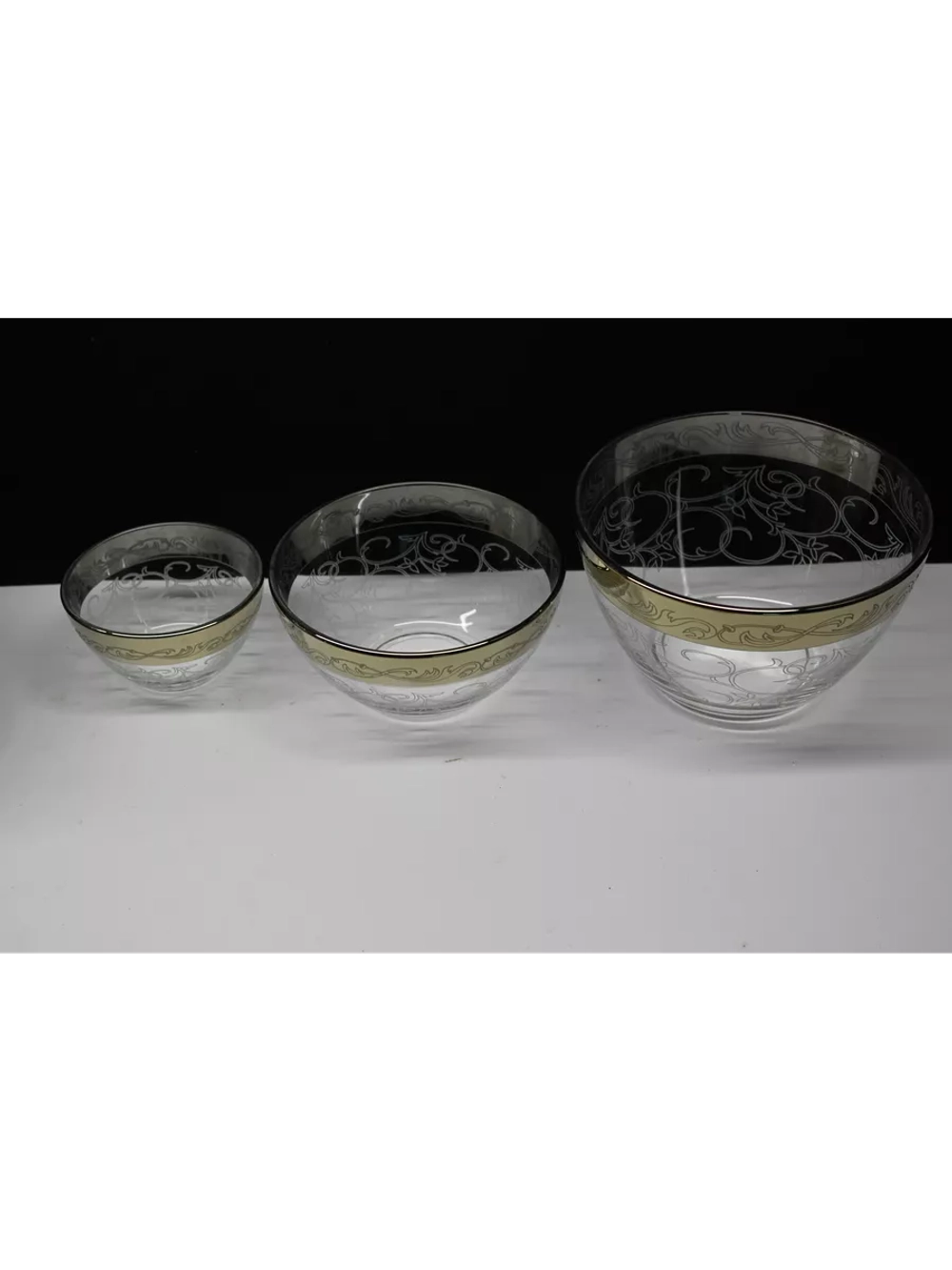 Набор салатников стеклянный 3 шт