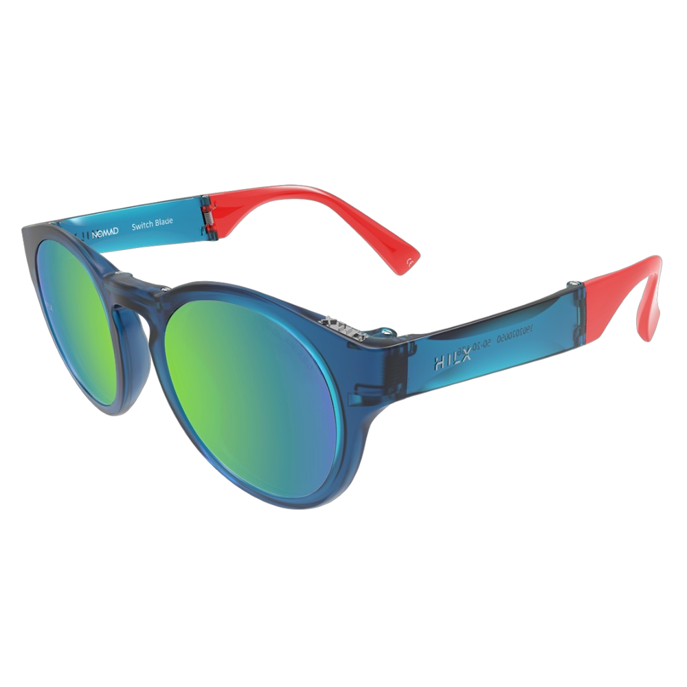 Спортивные очки HILX Switch Blade / Matt Aqua Blue / Green Lens