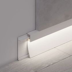 Профиль PLINTUS-H54-2000 WHITE (Arlight, Алюминий) 045434