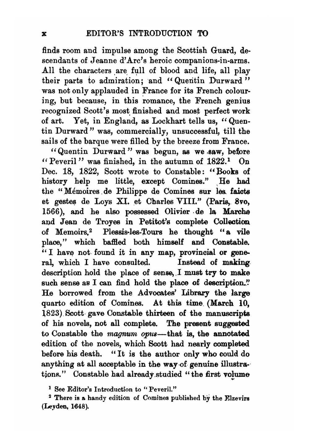 Quentin Durward | Walter Scott