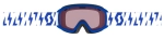 Г.л маска Jr Witty royal blue/white enhancer