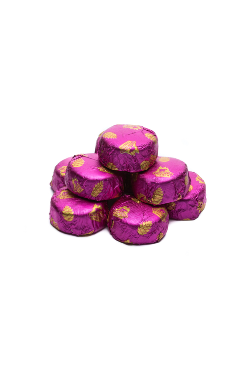 Кедровый марципан с ЗЕМЛЯНИКОЙ и травяным чаем / коробка / 120 гр / ТМ Территория Тайги