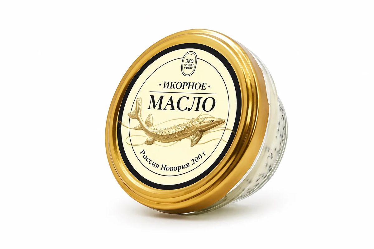 Икорное масло осетровое, 100г