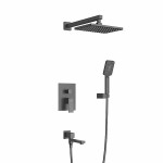 Душевая система Cezares SLIDER-VDSET-NOP черный матовый