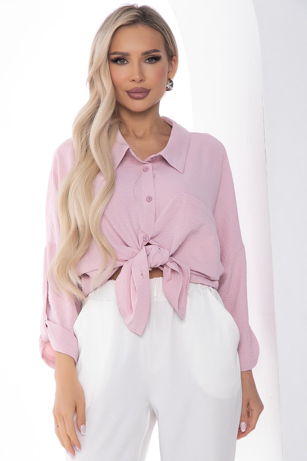 Рубашка Лето (розовая) Б10046 LT Collection