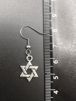 Серьги Звезда Давида малые