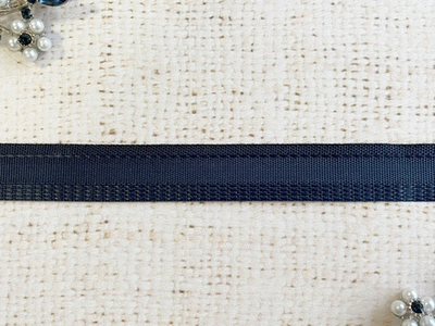 Тесьма брючная, ш. 1,5-1,6 см., пр-во Россия, тёмно-синий