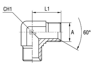 Соединение P90 18х1.5 - 18х1.5