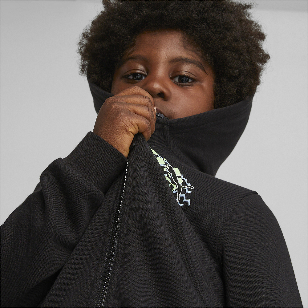 Детская толстовка PUMA ESS MIX MTCH Full-zip Hoodie