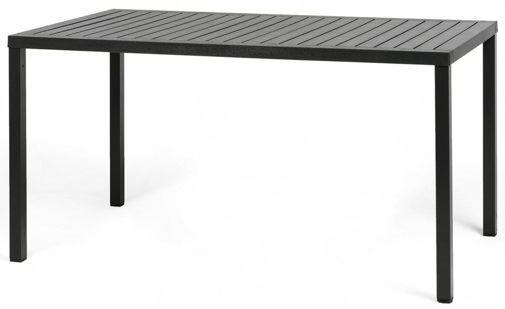 Стол пластиковый обеденный Nardi Cube 140x80, антрацит