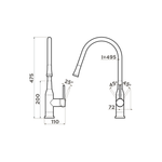 Смеситель OMOIKIRI YATOMI BN-WH